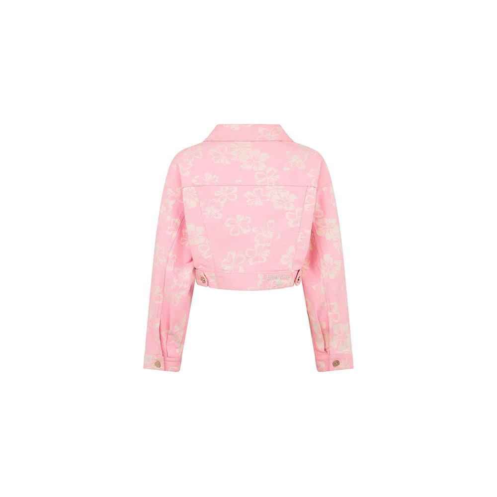 Cropped Denim Jacket - Pixie Denim