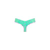 Lettuce Frill Thong Bikini Bottom - Mint Macaron