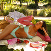 Decorative Ditzy Underwire Bikini Top - Mint Macaron