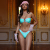 Decorative Minimal Cheeky Bikini Bottom - Mint Macaron