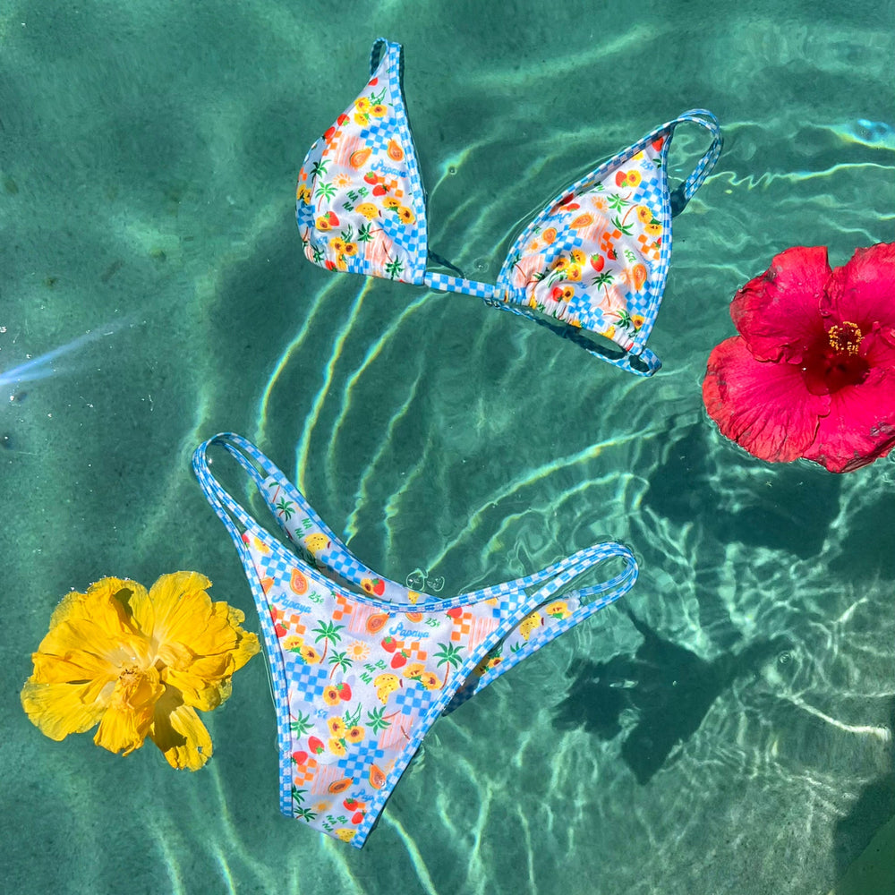 Twin Strap Bralette Bikini Top - Suncatcher