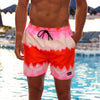 Men's Swim Trunks - Strawberry Vanilla