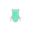 Ruched Bandeau Classic Cut One Piece - Mint Macaron