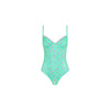 Decorative Underwire Cheeky One Piece - Mint Macaron