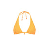 Classic Tie Halter Bikini Top - Orange Cream