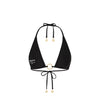 Ring Halter Bikini Top - Twilight Black