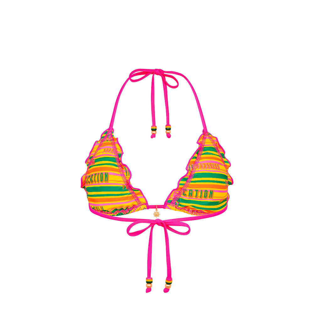 Lettuce Edge Bralette Bikini Top - Sunshine Lover