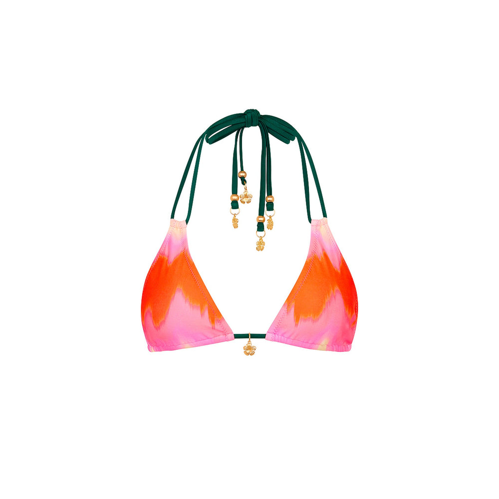 Halter Bralette Bikini Top - Strawberry Vanilla