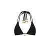 Halter Bralette Bikini Top - Twilight Black