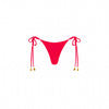 Thong Tie Side Bikini Bottom - Cherry Crush