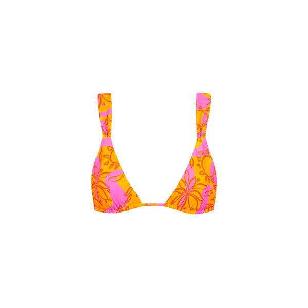 Slide Bralette Bikini Top - Sangria Swirl –kulanikinisUK