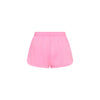 Embroidered Track Shorts - Powder Puff