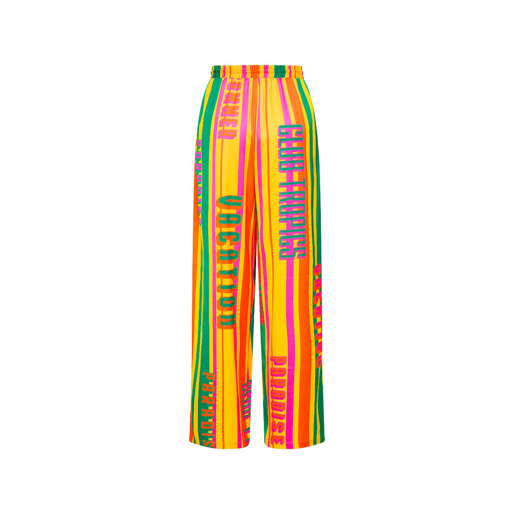Drawstring Resort Pants - Sunshine Lover