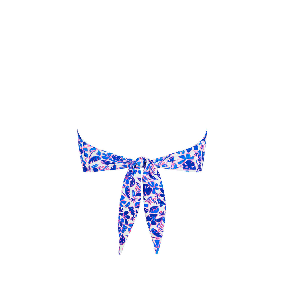 Strapless Bandeau Bikini Top - Ocean Colada