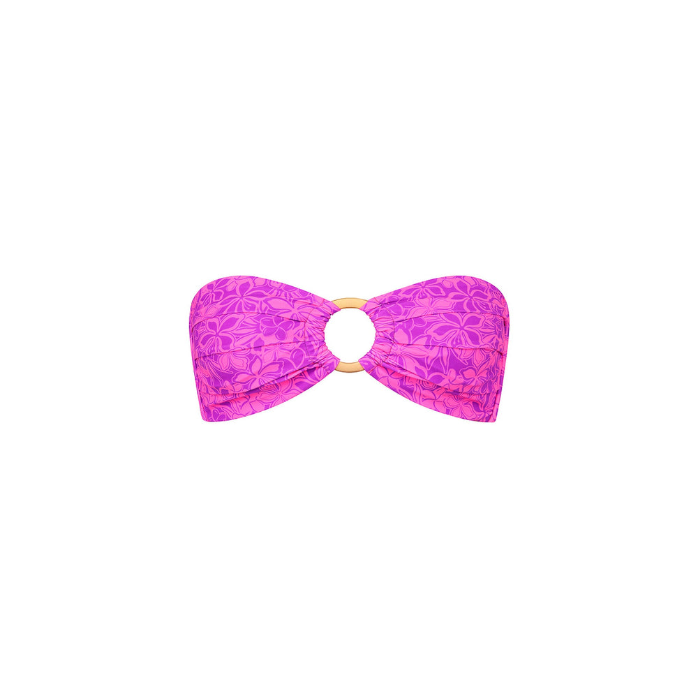 Strapless Bandeau Bikini Top - Bubble Berry