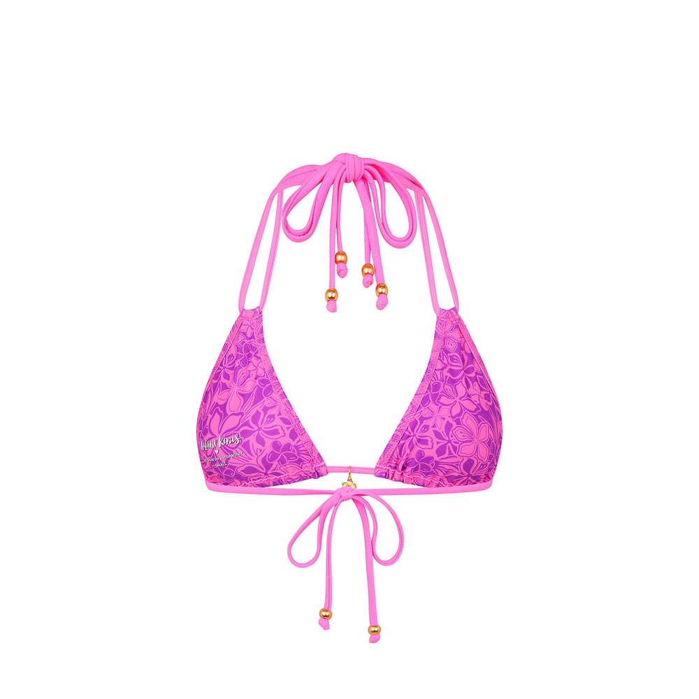 Halter Bralette Bikini Top - Bubble Berry