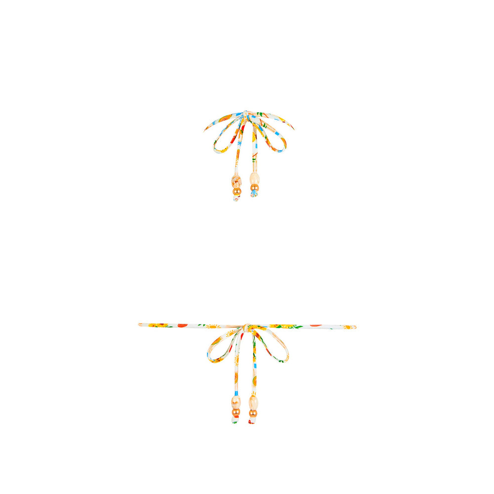 Classic Tie Halter Bikini Top - Suncatcher