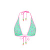 Decorative Bind Halter Bikini Top - Mint Macaron