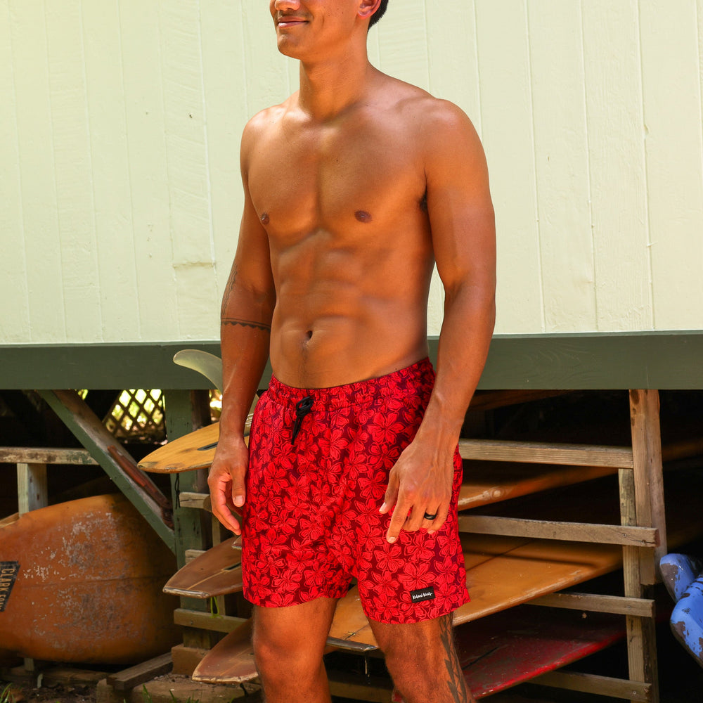 Men's Swim Trunks - Sassy Sangria