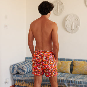 Men's Swim Trunks - Sunkissed Stripe