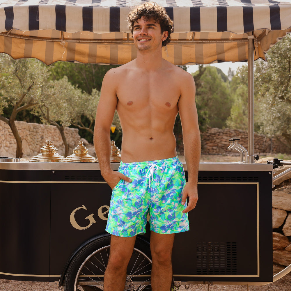 Men's Swim Trunks - Monaco Whispers