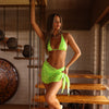 Mini Mesh Sarong - Aloha Lime