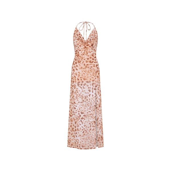 Chiffon Tie Maxi Dress - Cosmic Cowgirl