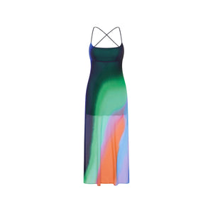 Chiffon Maxi Dress - Spellbound Swirl