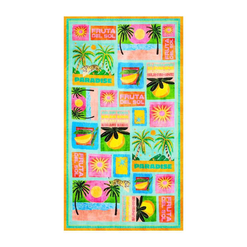 Cotton Beach Towel - Ocean Honey