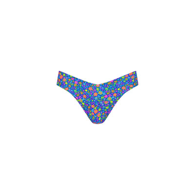 Cheeky V Bikini Bottom - Electric Bloom