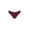 Cheeky V Bikini Bottom - Sangria