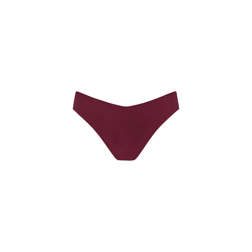 Cheeky V Bikini Bottom - Sangria