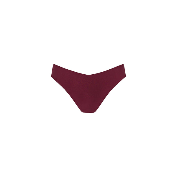 Cheeky V Bikini Bottom - Sangria
