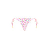 Thong Tie Side Bikini Bottom - Flamingo Flora