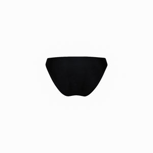 Minimal Full Coverage Bikini Bottom - Twilight Black