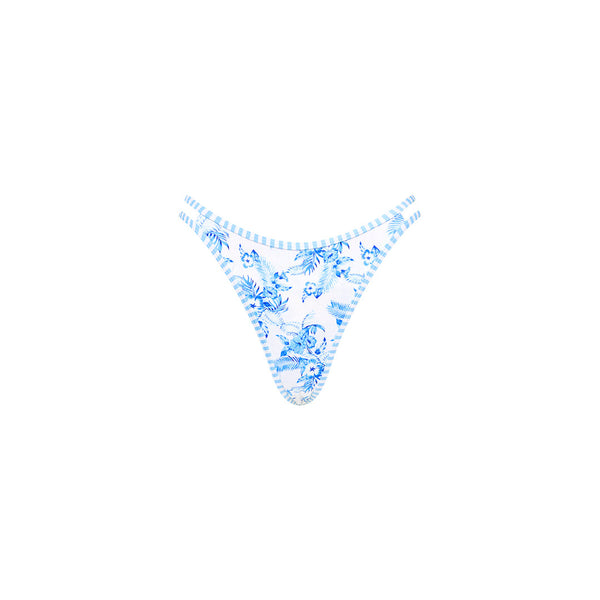 Twin Strap Cheeky Bikini Bottom - Vintage Paradise