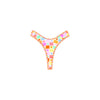 High Leg Thong Bikini Bottom - Sunshine Sorbet