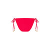 Full Coverage Tie Bikini Bottom - Cherry Crush