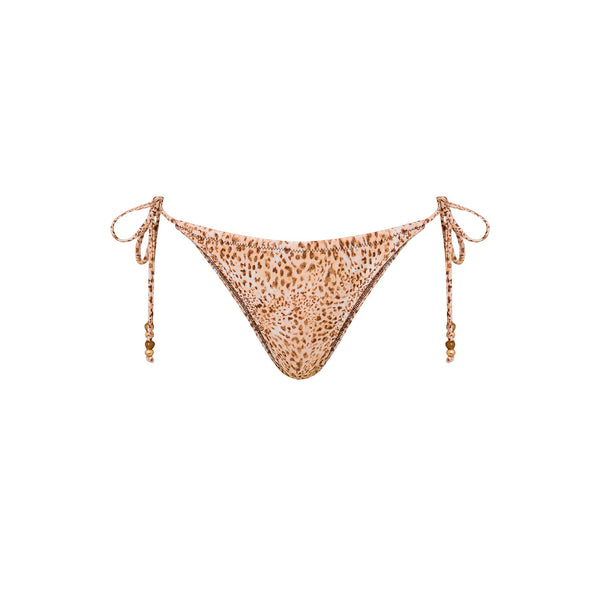 Full Coverage Tie Bikini Bottom - Wild Skies