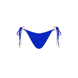 Ring Cheeky Tie Bikini Bottom - Blue Lagoon