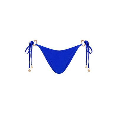 Ring Cheeky Tie Bikini Bottom - Blue Lagoon
