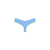 Lettuce Frill Thong Bikini Bottom - Lemon Bloom