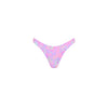 Gathered Deep V Thong Bikini Bottom - Lilac Love