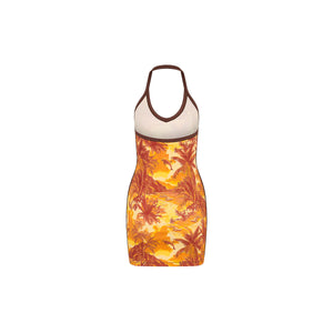 Dip Halter Mini Dress - Vintage Vacay