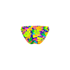 Minimal Full Coverage Bikini Bottom - Neon Sunset