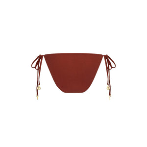 Full Coverage Tie Bikini Bottom - Cinnamon Sugar