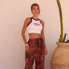Bind Crop Tank Top - Wild West
