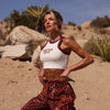 Bind Crop Tank Top - Wild West
