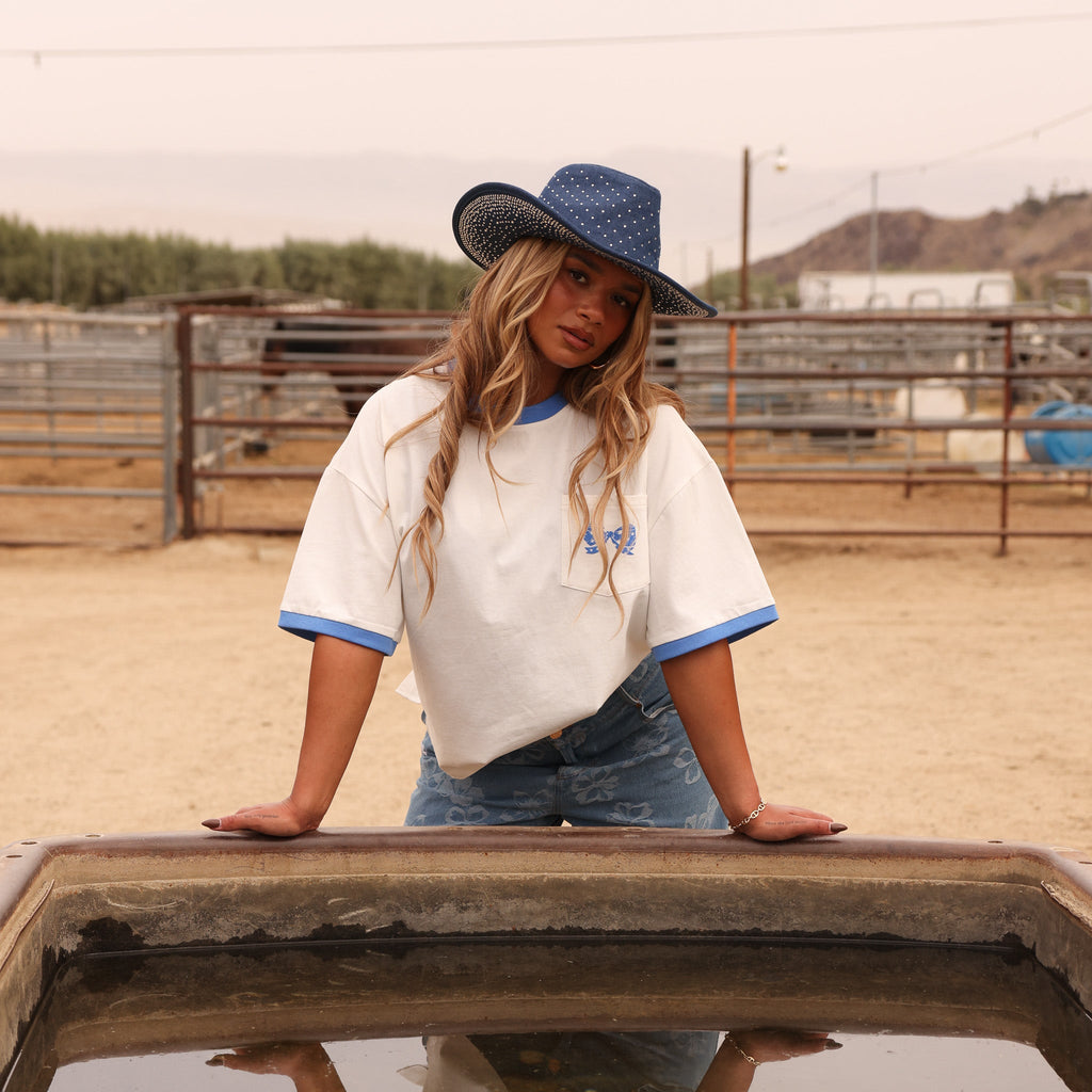 Boyfriend Bind Tee - Giddy Up