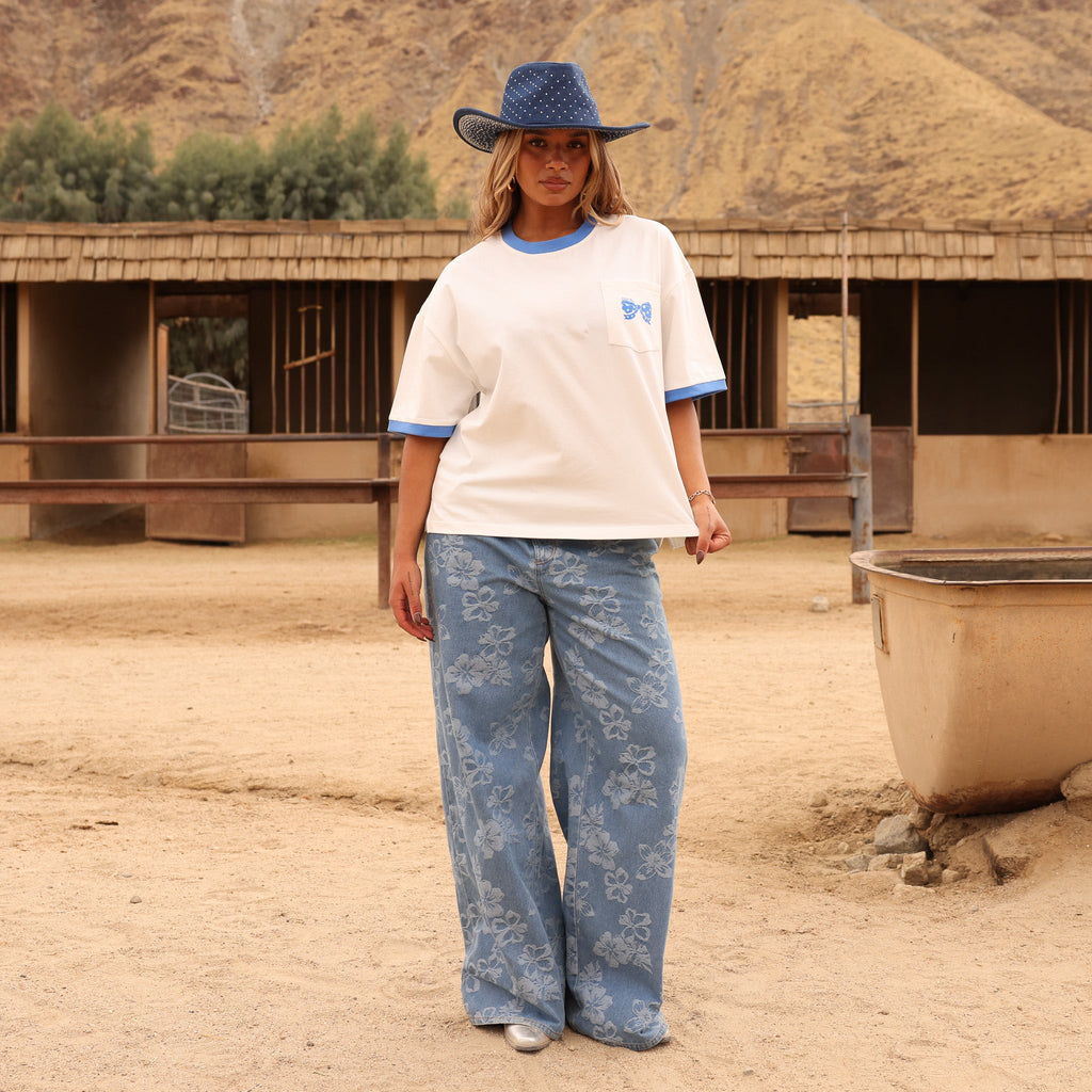Boyfriend Bind Tee - Giddy Up